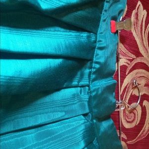 Moire taffeta hostess skirt